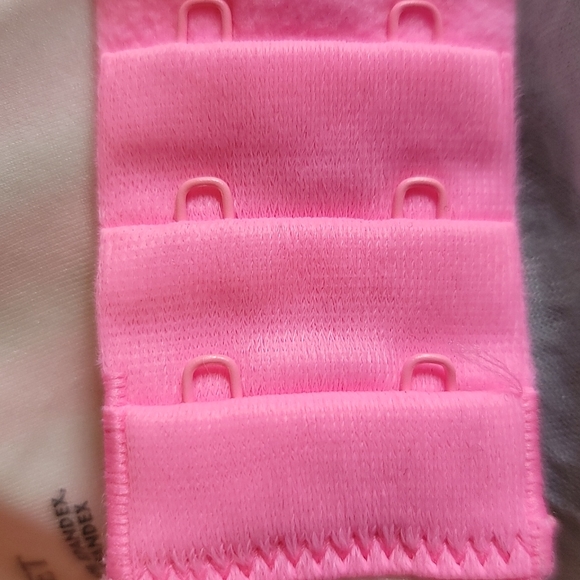 VS VERY SEXY PUSH UP Bright Pink and White VS Stripes With Black Accentbow 34DD - Picture 8 of 10